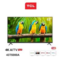 ราคา ใส่โค้ด[7KSVA8RU]รับcoins15%TV TCL 4K UHD Android TV Wifi Smart TV รุ่น 43T5000A ประกันศูนย์3ปี (21552131230)