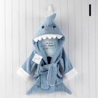 ราคา ชุดคลุมอาบน้ำเด็ก ลายปลาฉลาม (370132630)