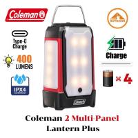 ราคา Coleman 2 Multi-Panel Lantern Plus #Red ตะเกียงไฟฉาย LED อเนกประสงค์ แบบชาร์จไฟและใส่ถ่านได้ (27883039106)