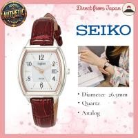 ราคา [Seiko Watch] Ladies' Watch Angene Ingenue Solar Tonow Shape with Calendar AHJD413 Red (40661598181)