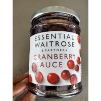 ราคา Waitrose essential Cranberry Sauce ซอส รสแครนเบอร์รี่ เวทโทรส 305กรัม ราคาสุดฟิน (4562894397)