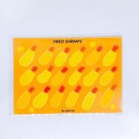 ราคา Sticker สติกเกอร์ Fried Shrimp กุ้งเทมปุระ กรุบกรอบ เหลืองอร่าม [Plariex] (22862680902)
