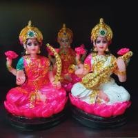 ราคา พระแม่ลักษมี พระแม่อุมาเทวี พระแม่สุรัสวดี แบบนั่ง หน้าตัก5นิ้ว สูง20ซม.งานสวยพรีเมี่ยม (8806372156)