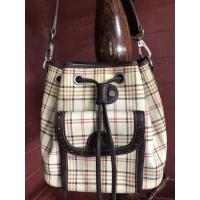 ราคา กระเป๋าหนังแคนวาสทรงจีบ#กระเป๋ามือสอง ยี่ห้อbean pole (20333887851)