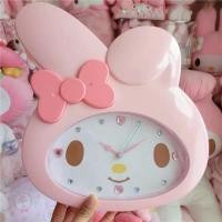 ราคา Sanrio สินค้าใหม่ Melody นาฬิกาแขวนน่ารัก hello kitty Cat นาฬิกาเงียบ นาฬิกาปลุกเด็ก นาฬิกาตั้งโต๊ะ (26608473837)