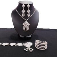 ราคา Fashion Jewele เช็ทเครื่องประดับชุดไทย เครื่องประดับชุดไทยผู้ใหญ่และเด็ก สีเงิน (20457997991)