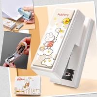 ราคา แม็ก เครื่องเย็บกระดาษ ที่เย็บกระดาษ พกพา ขนาดเล็ก พร้อมลวดเย็บ ลายการ์ตูน มินิมอล เกรดพรีเมี่ยม (21281066918)