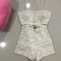 ราคา ชุดจั๊มงานป้าย เว้าเอว size XS (1293415928)