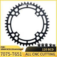 ราคา ผ่านเควส SRAM 120BCD 36ครั้ง/38/40/42/44ครั้งภูเขาจักรยานหมุน chainwheel MTB จักรยานถนน chainring แผ่นฟันสำหรับ SRAM X7 X9 BCD 120มิลลิเมตร crankset (27718628076)