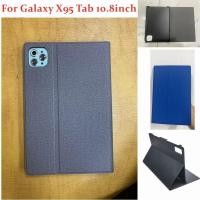 ราคา สําหรับแท็บเล็ต android 2024 5G แท็บเล็ต Galaxy X95 Tab 10.8 นิ้วสิ่งทอผ้า PU หนังขาตั้งพับได้กรณี (29974367952)