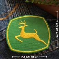 ราคา โลโก้ Johndeere ตัวรีดติดเสื้อ อาร์มรีด อาร์มปัก ตกแต่งเสื้อผ้า หมวก กระเป๋า แจ๊คเก็ตยีนส์ Hipster Embroidered Iron o... (16097518852)