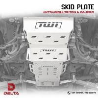 ราคา ชุดแผ่น กันแคร้ง กันกระแทก ใต้ท้องรถ TWI สำหรับรถยนต์ Mitsubishi TRITON & Pajero 2017+ (23071673859)