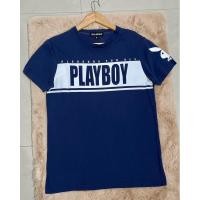 ราคา PLAYBOY เสื้อยืด ผู้ชาย สีน้ำเงิน (25067825064)