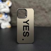 ราคา Minimalist บุคลิกภาพตัวอักษร YES เคสโทรศัพท์สําหรับ IPhone 15 14 13 12 11 Pro Max XR X/XS Max 7 8 Plus ประณีตรูปลักษณ์ที่สวยงามเคสโทรศัพท์ (29509477616)