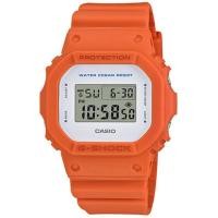 ราคา Casio G-Shock นาฬิกาข้อมือผู้ชาย สายเรซิ่น รุ่น DW-5600M-4 - สีส้ม (283187247)