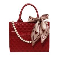 ราคา Red Wedding Special Bag Bag Bride Bag Wedding Bag Bag ความจุขนาดใหญ่ช่องว่างหญิงซองจดหมายสีแดง (27236752697)