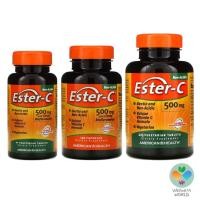 ราคา < พร้อมส่ง > American Health , Ester-C with Citrus Bioflavonoids , 500 mg , 90 / 120 / 225 เม็ด (5672979843)