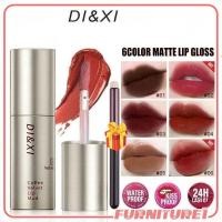 ราคา GIFTDIXI ลิปสติก 6 สี แท่งสีเงินเล็ก แมตต์กำมะหยี่ ลิปกลอส โชว์สีขาว กันน้ำ ติดทนนาน ถ้วยไม่ติด ลิปทินท์ Furn1 (29487375816)