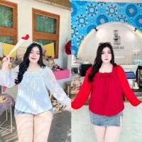 ราคา เสื้อสาวอวบอ้วนอก52นิ้วแขนชีฟอง (28418431635)