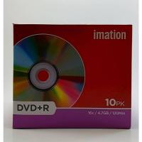 ราคา imation DVD+R 16X 4.7GB 120 Min (Pack1) with jewel Case 10 แผ่น (44261571676)