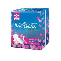 ราคา ผ้าอนามัยโมเดส คอตตอนนี่ ซอฟท์​ มีปีก 16ชิ้น (6363816563)