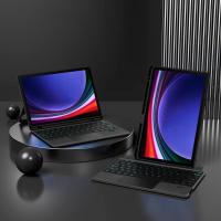 ราคา สําหรับ Samsung Tab S9 + FE Plus 12.4 S8 A8 A9 ไร้สายบลูทูธ Backlit คีย์บอร์ดแนวนอนและแนวตั้งรองรับแม่เหล็กแยกคีย์บอร์ดไร้สาย (26227503293)