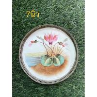 ราคา ถาดกระเบื้องโบราณ ขนาด7นิ้ว (23134608910)