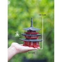 ราคา โมเดลไม้ เก๋งจีน-ญี่ปุ่นสามชั้น แฮนด์เมด diy สวนถาด (29116785449)