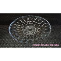 ราคา จานแก้วใบใหญ่ เนื้อหนา HOYA จากญี่ปุ่น ลายสวย กว้าง 30.5 ซม. (3732451292)