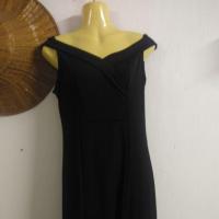 ราคา เดรสราตรียาวสีดำ เปิดไหล่ เซ็กซี่ (2833852818)