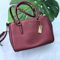 ราคา Coach แท้ ✔️ พร้อมส่ง กระเป๋าถือ ทรงถังเล็ก | Coach Mini Surrey Carryall (4115617963)