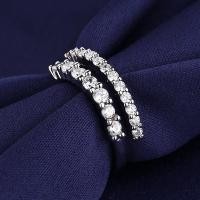 ราคา Petchara แหวนเพชรแถวโมอีส เงินแท้ 92.5% D-VS1 : D2050 (25262443239)