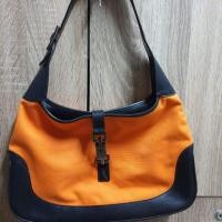 ราคา Gucci Jackie Hobo Orange Nylon Shoulder bag ของแท้มือสอง แท้ (4517514499)