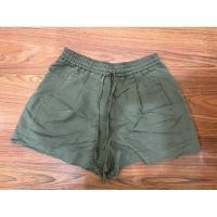 ราคา กางเกงขาสั้น สีเขียว ยูนิโคล่ Uniqlo size L เอวยางยืด (26871910493)