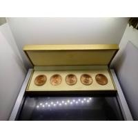 ราคา เหรียญที่ระลึกพระพุทธปัญจภาคี เนื้อทองแดง พิมพ์ใหญ่ พร้อมกล่องกรม ครบชุด (11047467095)