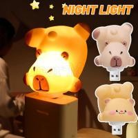 ราคา Capybara Butter Bear Night Light - โคมไฟชาร์จ USB - ไฟนอนข้างเตียง - โคมไฟอ่านหนังสือป้องกันดวงตา - โคมไฟตั้งโต๊ะ - ของขวัญการ์ตูนเด็ก (29768392381)