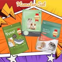 ราคา ✨ชุดเดียวจบ ขายดี ส่งไว อายุยาว✨ Hamster Set ชุดอาหารและขนมหนูแฮมสเตอร์ (1ชุดมี3ห่อตามรูป) (23045536044)