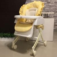 ราคา เก้าอี้ไฮแชร์สารพัดประโยชน์ ยี่ห้อ Aprica สีเหลืองมีระบาย (1537900277)