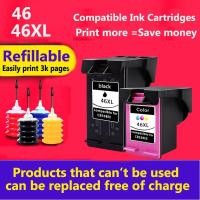 ราคา HP 46XL สีดำ HP46 หมึก HP46XL ตลับหมึกรีฟิลเข้ากันได้สำหรับ HP 2020hc 2025HC 2520HC 2025 2529 4729 (5792707499)