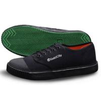 ราคา ผ้าใบGoldcityสีดำ รองเท้านักเรียนสีดำ (3740427544)