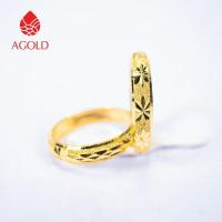 ราคา AGOLD แหวนทอง ลายแม็ก คละลาย ครึ่งสลึง (1150693312)