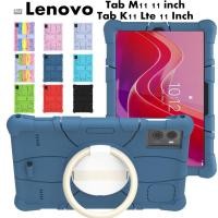 ราคา for Lenovo Tab K11 M11 11 inch 2024 Android Tablet PC Soft Shockproof Solid Color Back Stand Cover Protective Universal Case (29910632535)