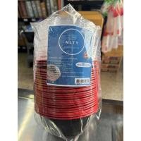 ราคา ถ้วยกลมเบนโตะ สีแดงเลือดหมู พร้อมฝา pet เนื้อพลาสติกใส 700 ml (22045601383)