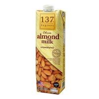 ราคา นมอัลมอนด์สูตรไม่หวาน unsweetened ขนาด 1 ลิตร ตรา 137 ดีกรี (05-7483) (9356524606)