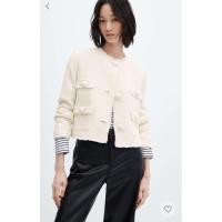 ราคา Tweed Blazer สีขาว Mango (24880341873)