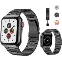 ราคา ↂ♕Stainless Steel Wristband Strap for Apple Watch 6 SE Band 44mm 40mm Link Bracelet Band for iWatch Series 5/4/3/2/1 38m (20391834716)