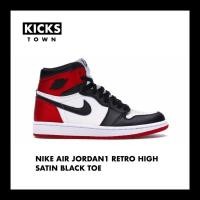 ราคา NIKE AIR JORDAN1 RETRO HIGH SATIN BLACK TOE (15064245035)