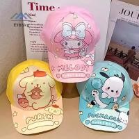 ราคา Eibbkg Kawaii Kuromi Hello Kitty Sanrio เบสบอลหมวกนักเรียนกีฬากลางแจ้ง Sun หมวกพิมพ์ Breathable ปรับเด็กหมวกขาย (27857876445)