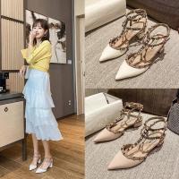 ราคา Sunday Diary รองเท้าsexy valentino style ส้นแบน หัวแหลม ปิดนิ้วเท้า ระบายอากาศได้ดี เข้ากับทุกการแต่งกาย แฟชั่นฤดูร้อน สําหรับผู้หญิง ✨earth212.th✨ (29437959147)
