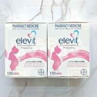 ราคา Elevit Pregnancy Multivitamin & Mineral Supplement 100 เม็ด (บางกล่องยับบ้างนะคะ ขอความกรุณาด้วยค่ะ) (1617494132)